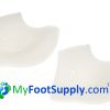 Gel heel sleeve, cracked heels, heel cracks, heel fissures, heel calluses, callused heels, callus heels, dry heels, painful heels, heel pain, heel protector,