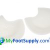 Gel heel sleeve, cracked heels, heel cracks, heel fissures, heel calluses, callused heels, callus heels, dry heels, painful heels, heel pain, heel protector,