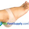 Gel heel sleeve, cracked heels, heel cracks, heel fissures, heel calluses, callused heels, callus heels, dry heels, painful heels, heel pain, heel protector,